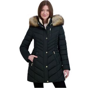 Halitech Faux Fur Hooded puffer Coat